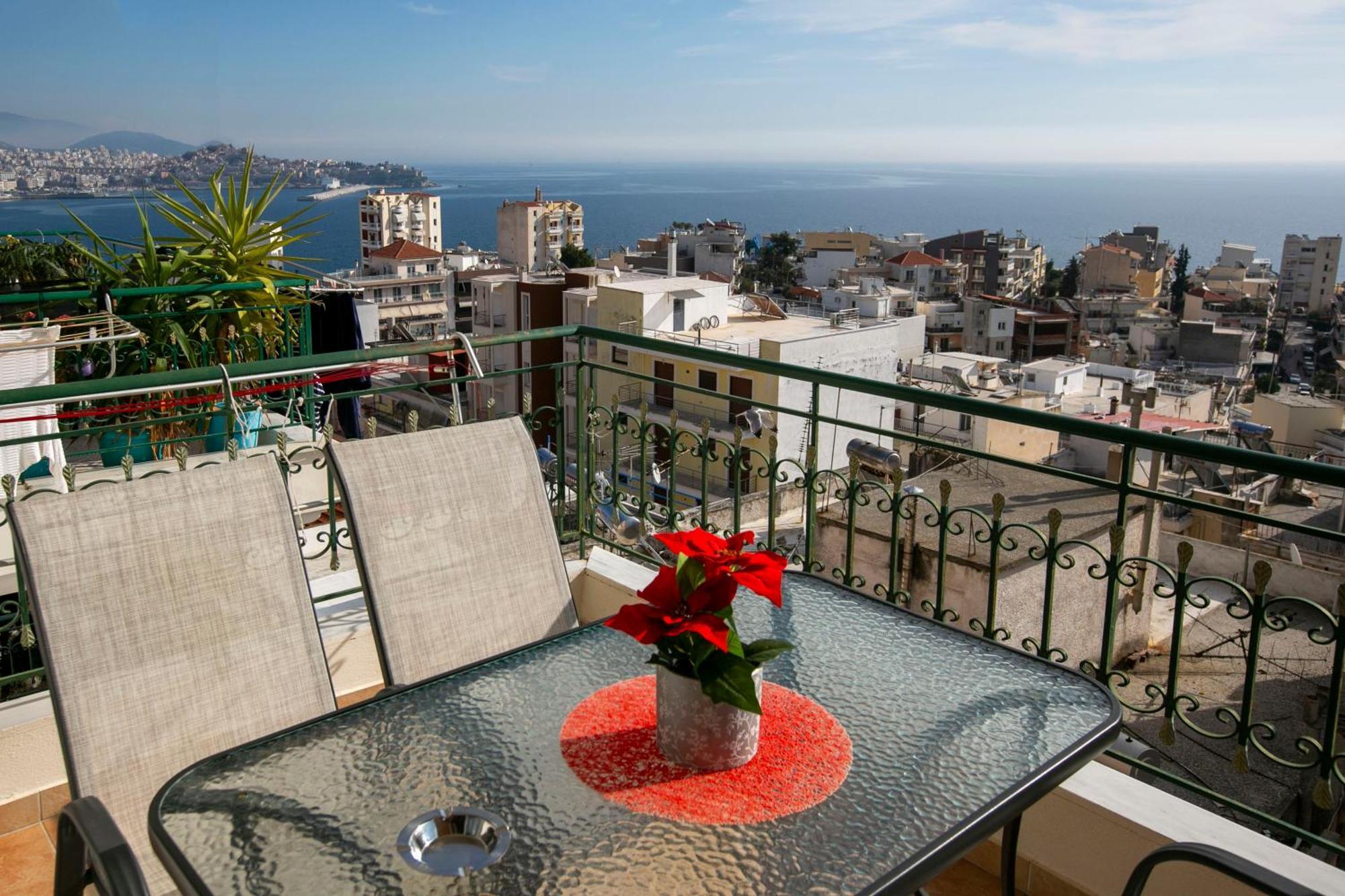Kathys Sea View Apartment 카발라 외부 사진