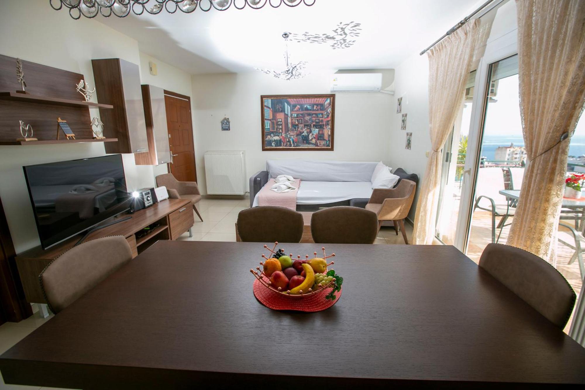Kathys Sea View Apartment 카발라 외부 사진