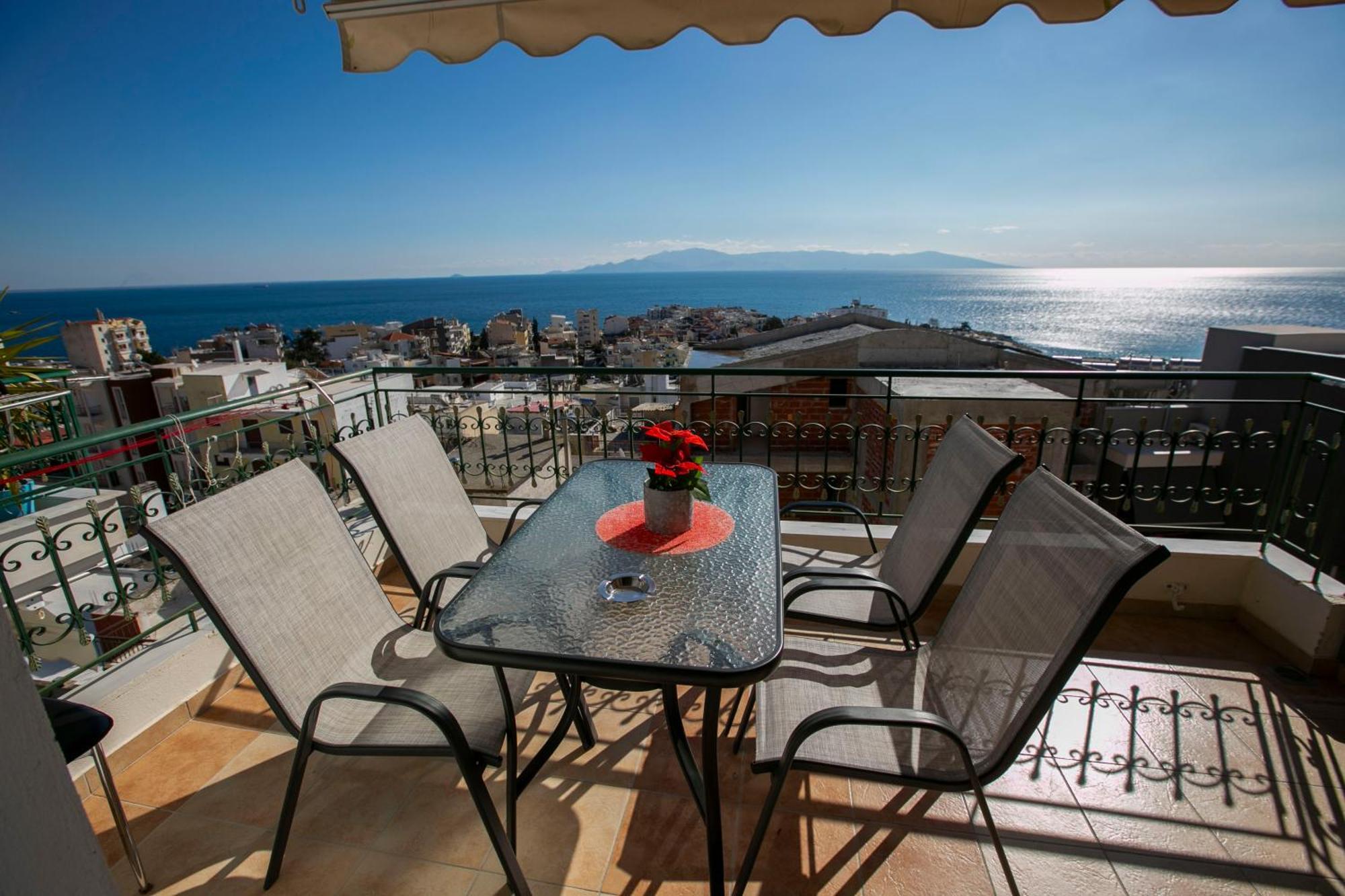 Kathys Sea View Apartment 카발라 외부 사진