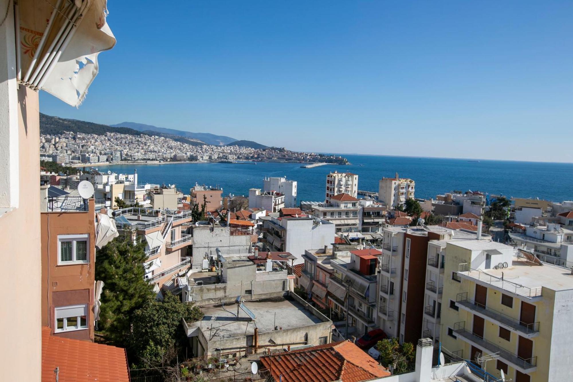 Kathys Sea View Apartment 카발라 외부 사진
